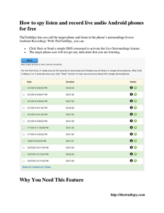 Software to Spy on Android Phone